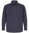 FR054 Front Row Drill Overshirt Navy colour image